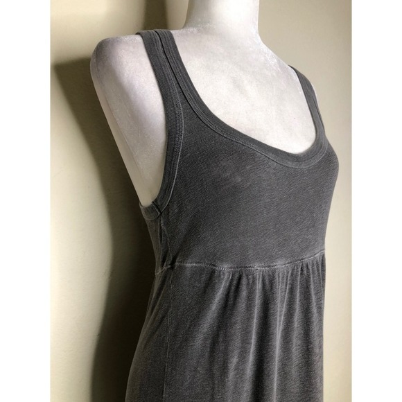 James Perse Standard Gray Maxi Dress Size 2 Sleeveless Tank Dress Casual - Picture 10 of 16